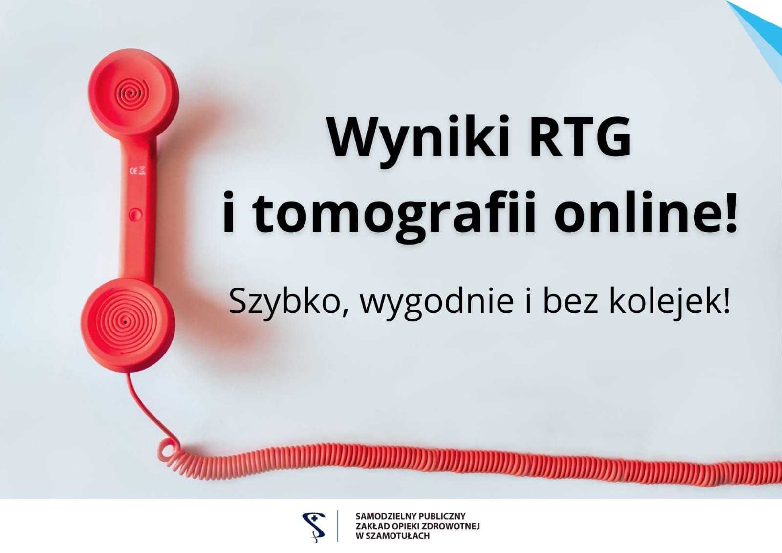 Zdjęcie: Opisy badań RTG i tomografii możliwe do odbioru przez Internet. Nowe możliwości dla Pacjentów!