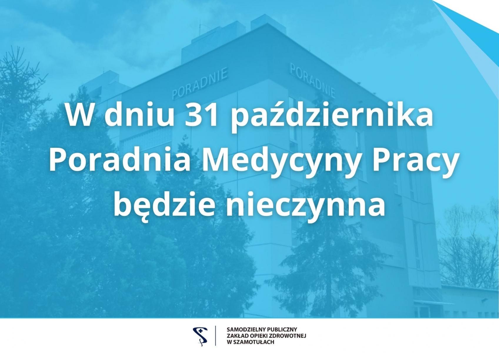 Zdjęcie: Poradnia Medycyny Pracy