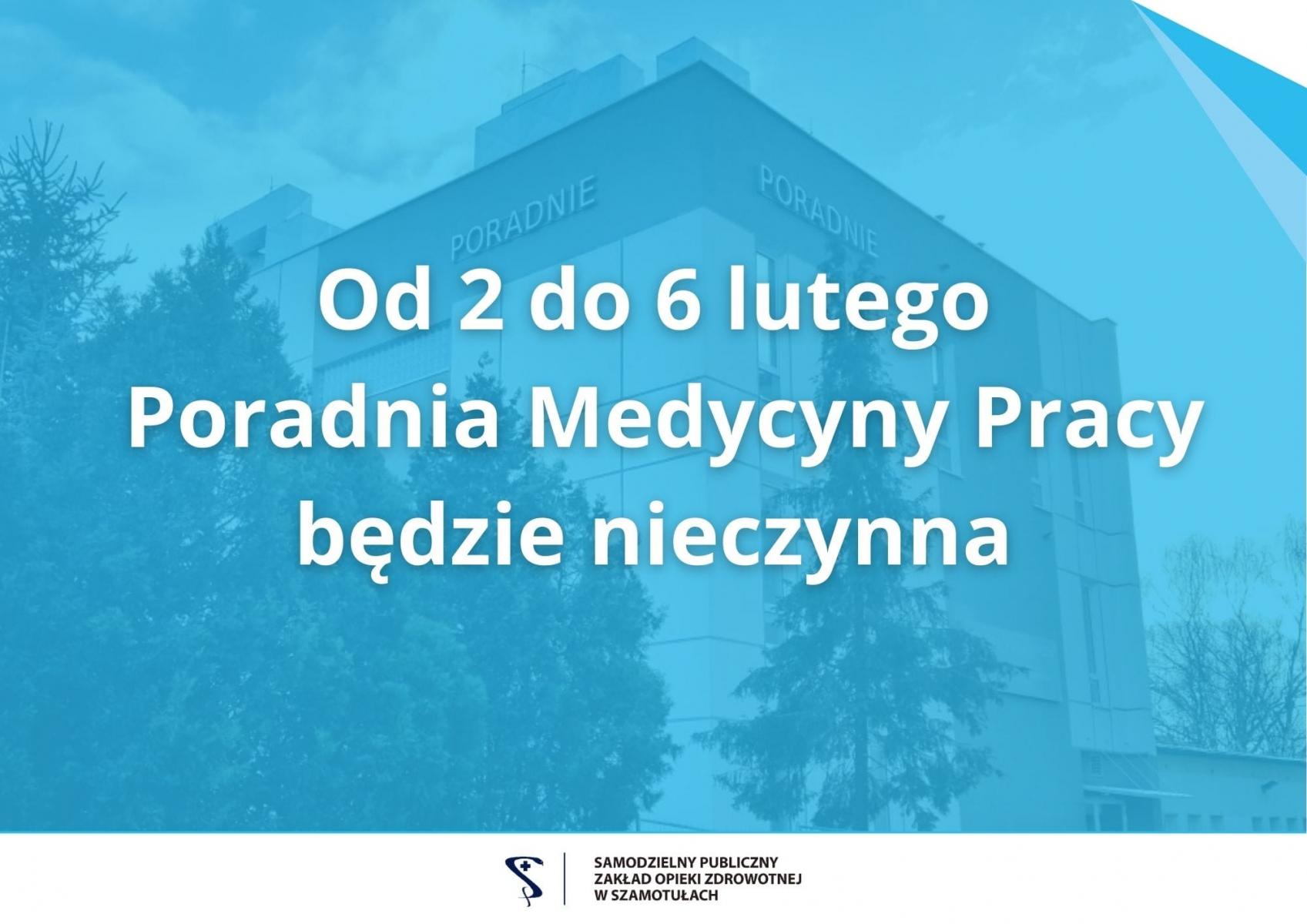 Zdjęcie: Poradnia Medycyny Pracy
