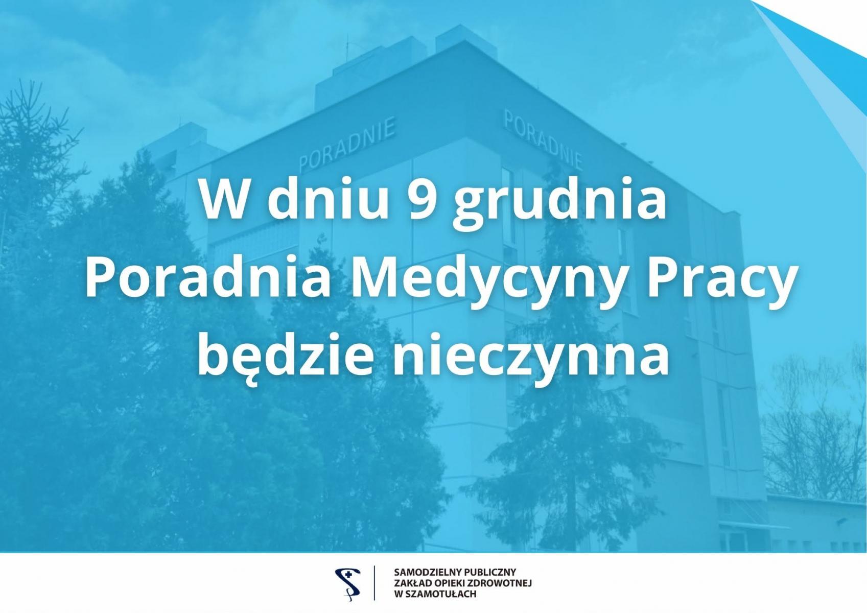 Zdjęcie: Poradnia Medycyny Pracy