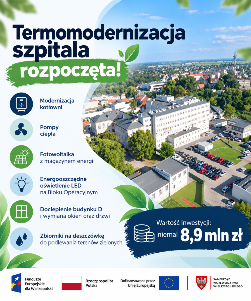 Zdjęcie: Termomodernizacja szpitala rozpoczęta!