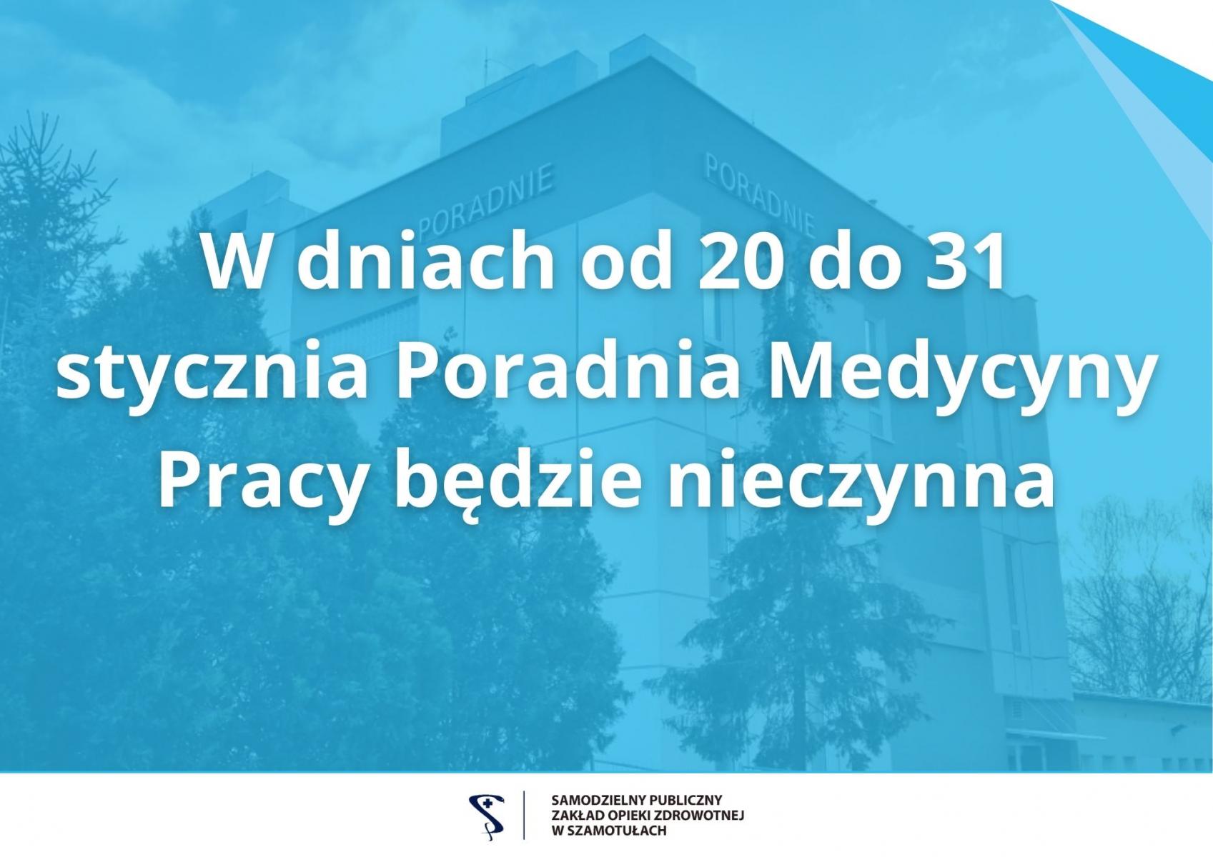 Zdjęcie: Poradnia Medycyny Pracy