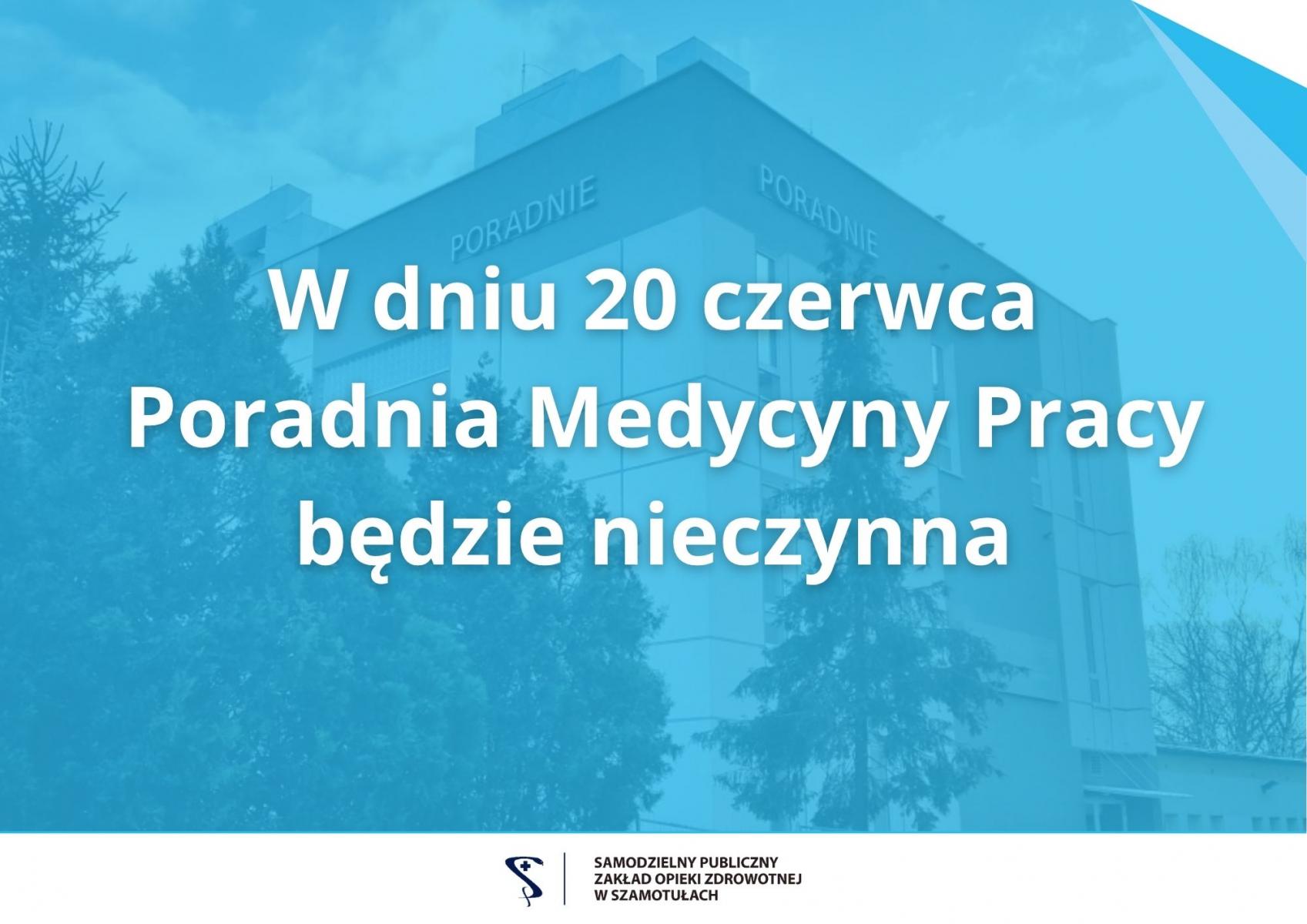 Zdjęcie: Poradnia Medycyny Pracy