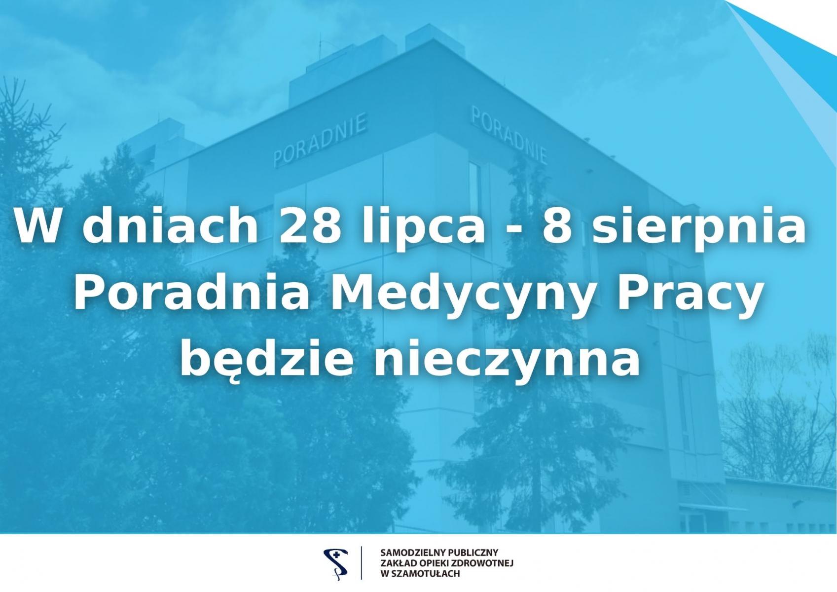 Zdjęcie: Poradnia Medycyny Pracy