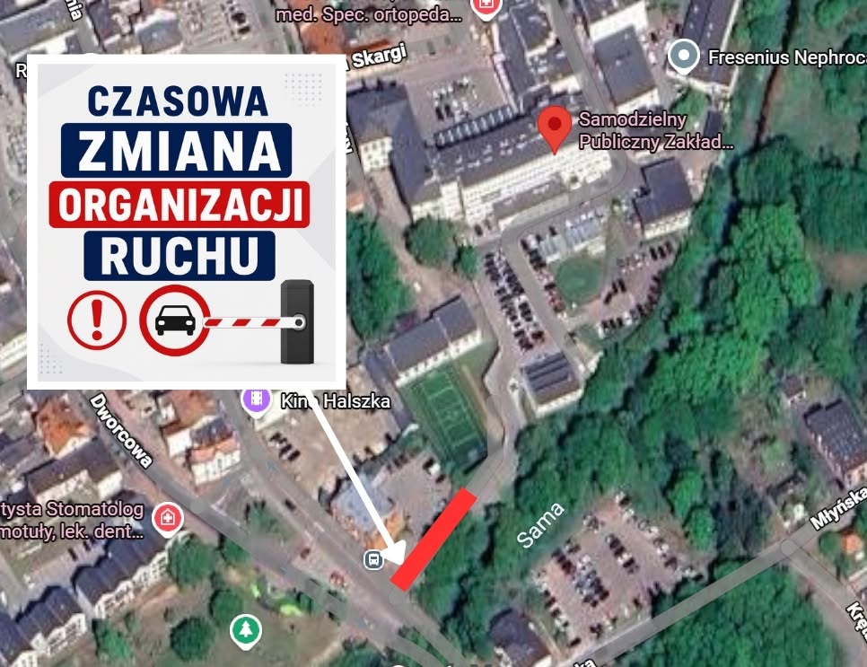 Zdjęcie: Czasowa zmiana organizacji ruchu